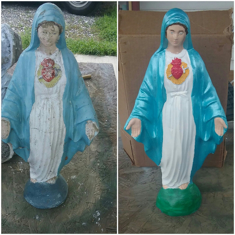 Mary before and after completed eddie rhinehart 
